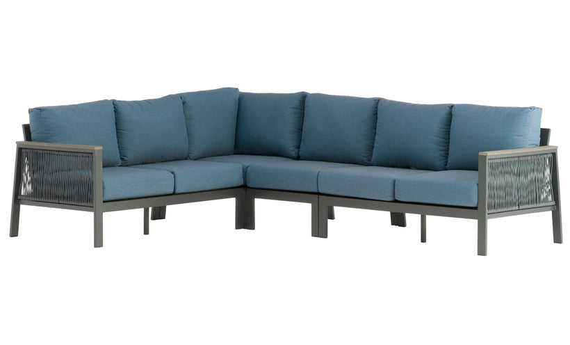 Cyprus Denim 4-Piece Sectional